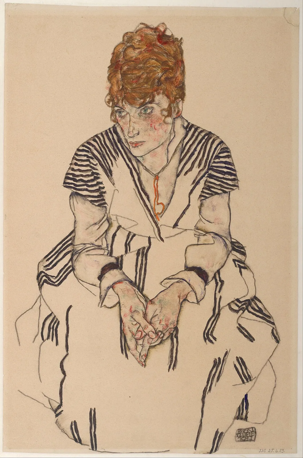 Portrait of the Artist's Sister-in-Law, Adele Harms
