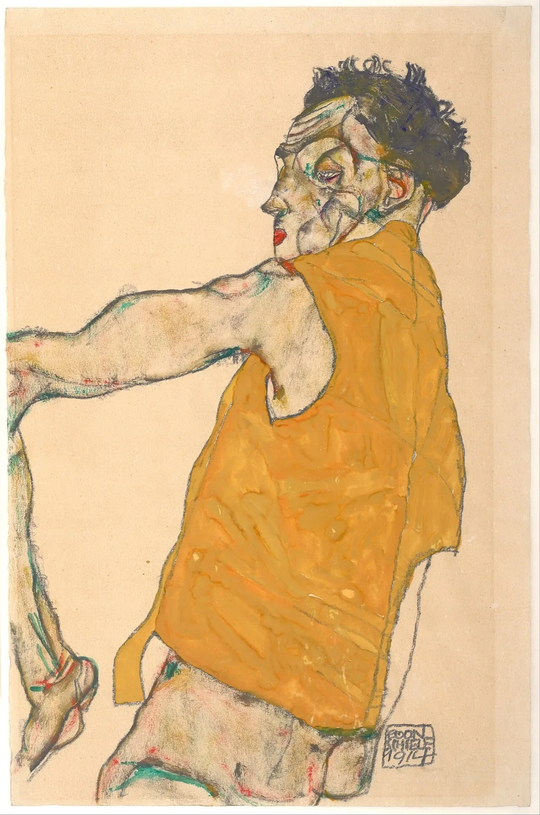 Self-Portrait in Yellow Vest
