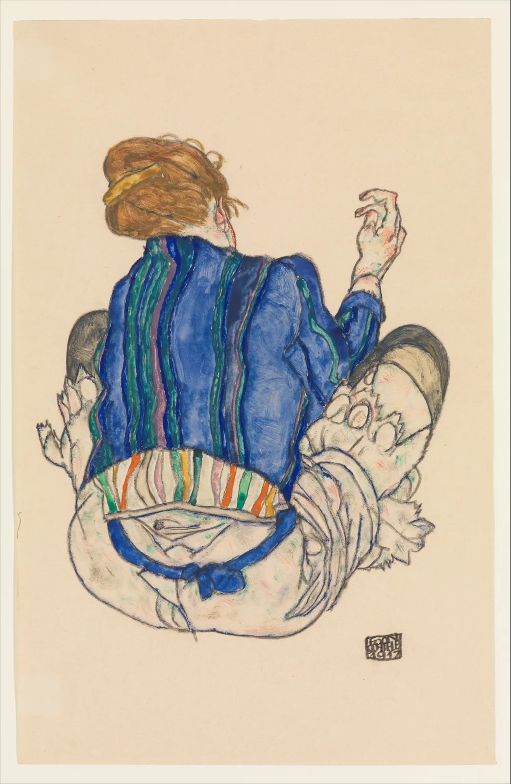 Seated Woman, Back View