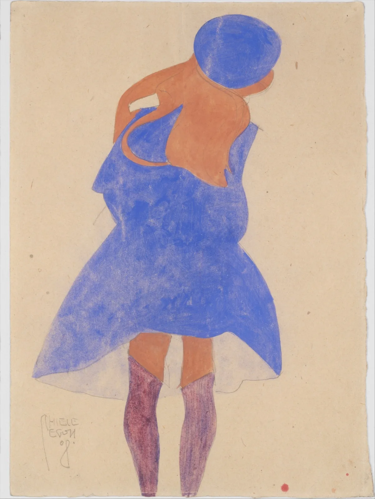 Standing Girl, Back View