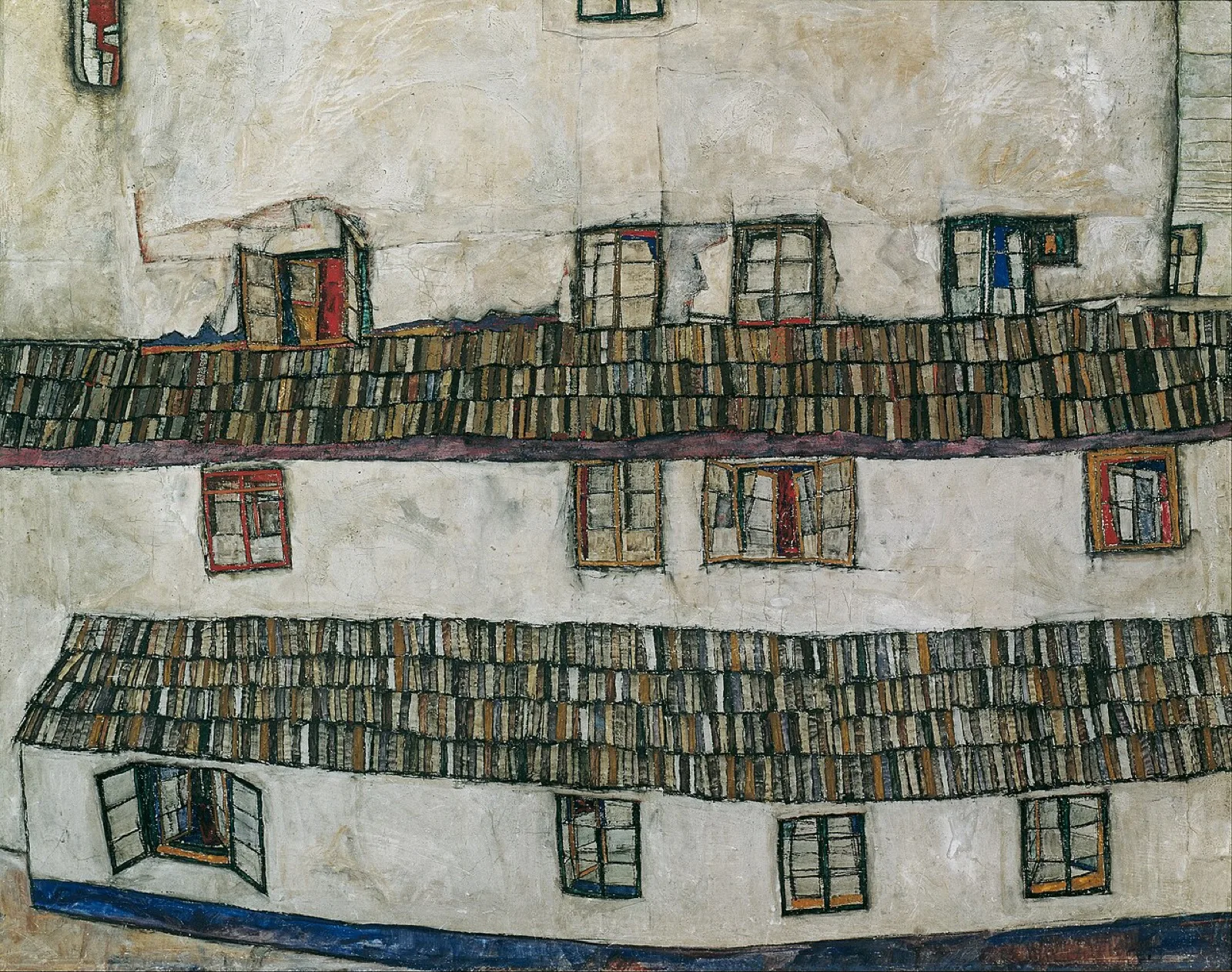House wall (window wall)