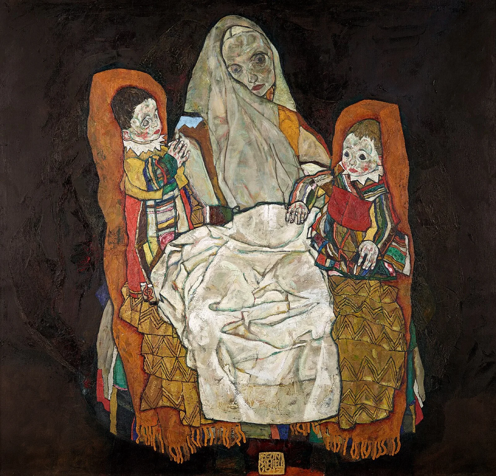 Mother with two children III
