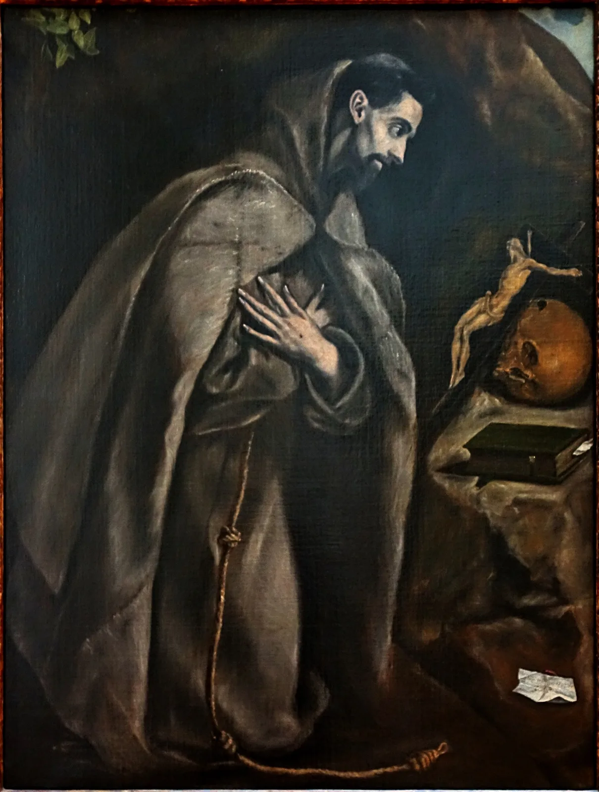 Saint Francis in Prayer before a Crucifix (No. 1)