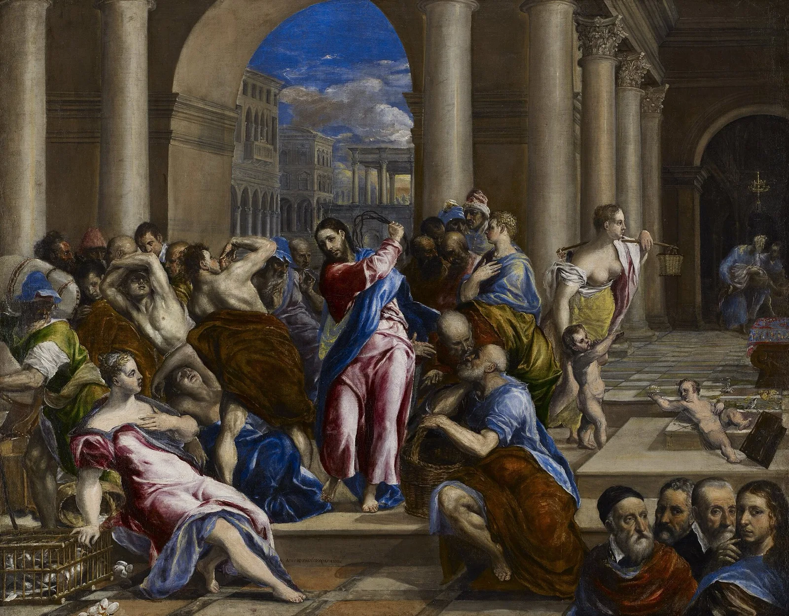 Christ Driving the Money Changers from the Temple (No. 1)