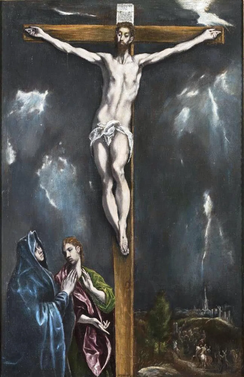 Crucifixion with the Virgin Mary and Saint John the Evangelist (No. 2)