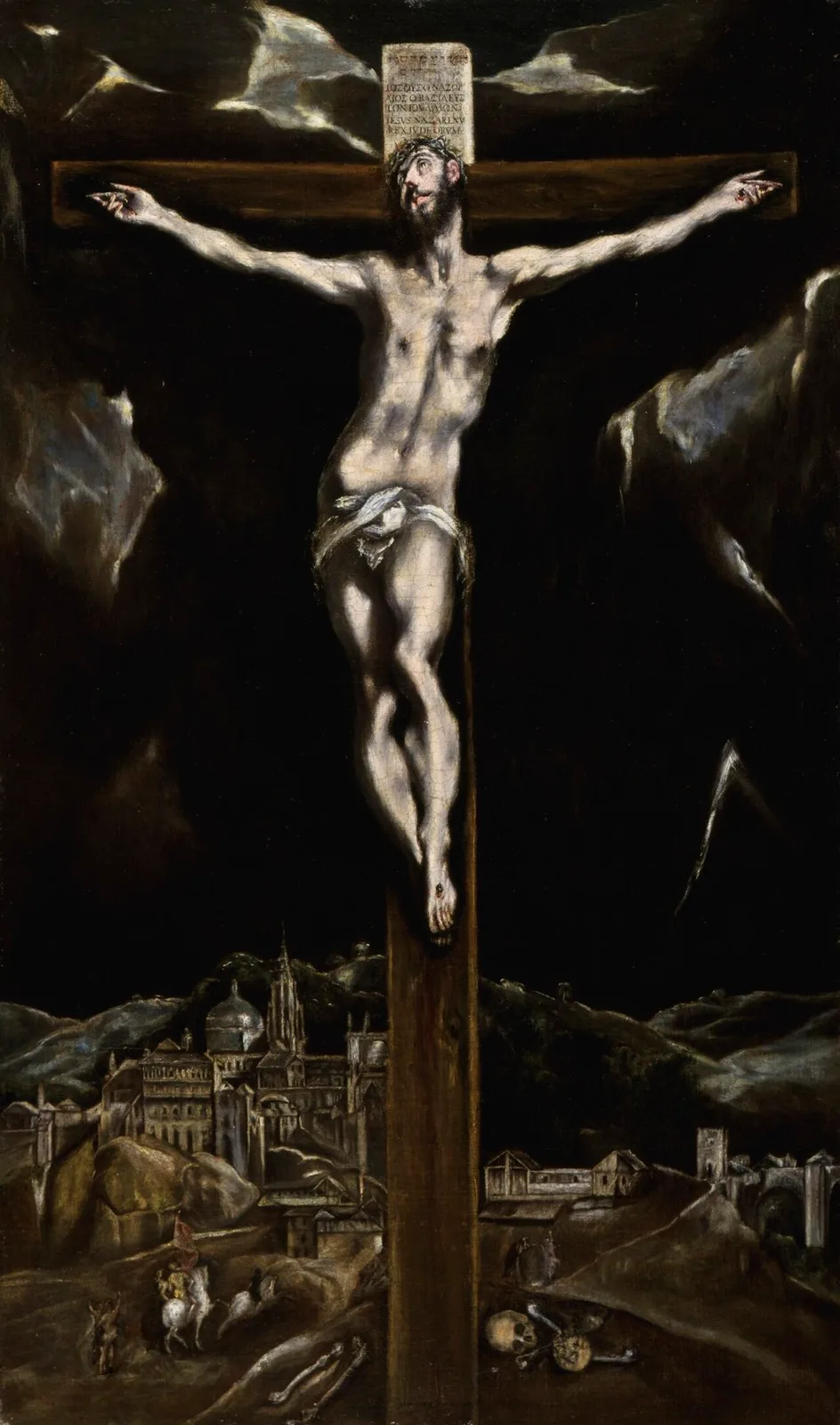 Christ on the Cross with a View of Toledo