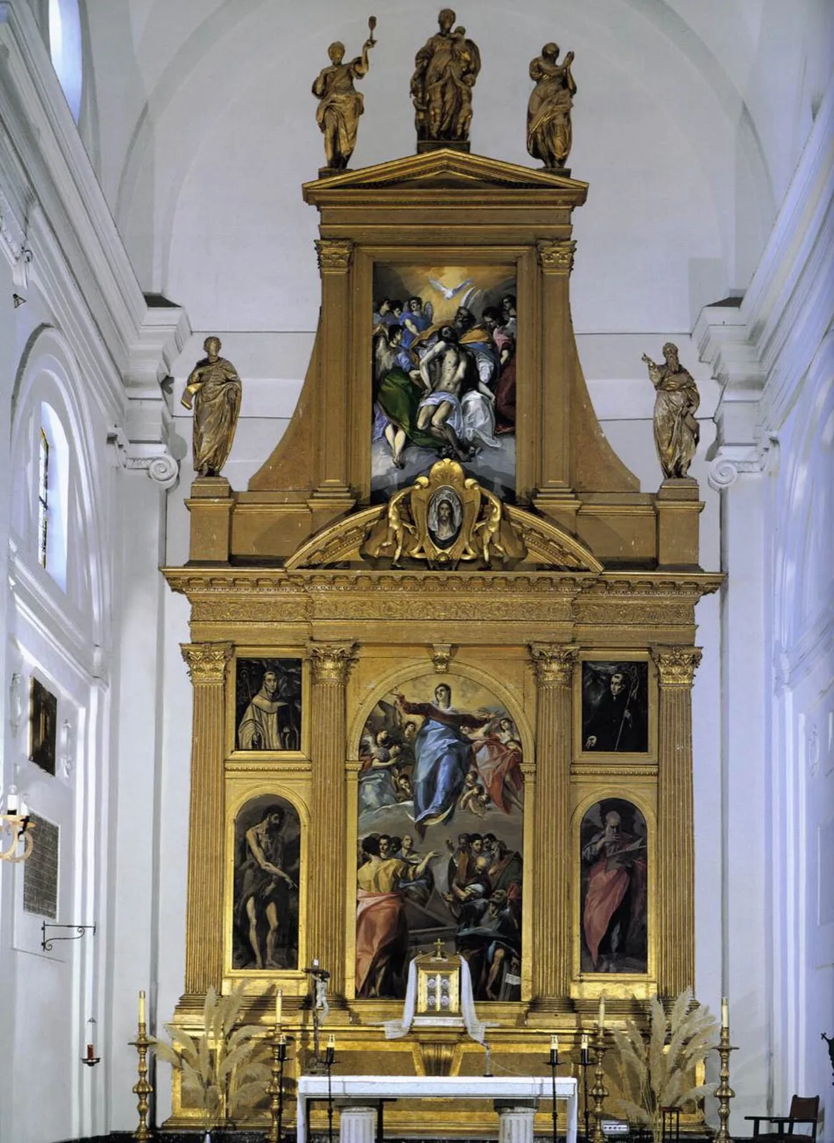 Altarpiece of the church of the monastery of Santo Domingo el Antiguo