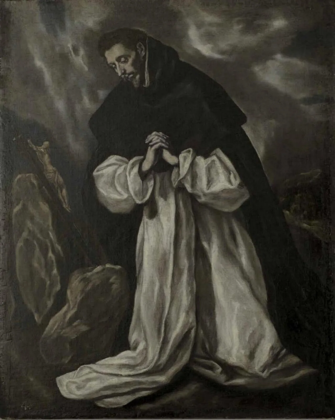 St Dominic in Prayer