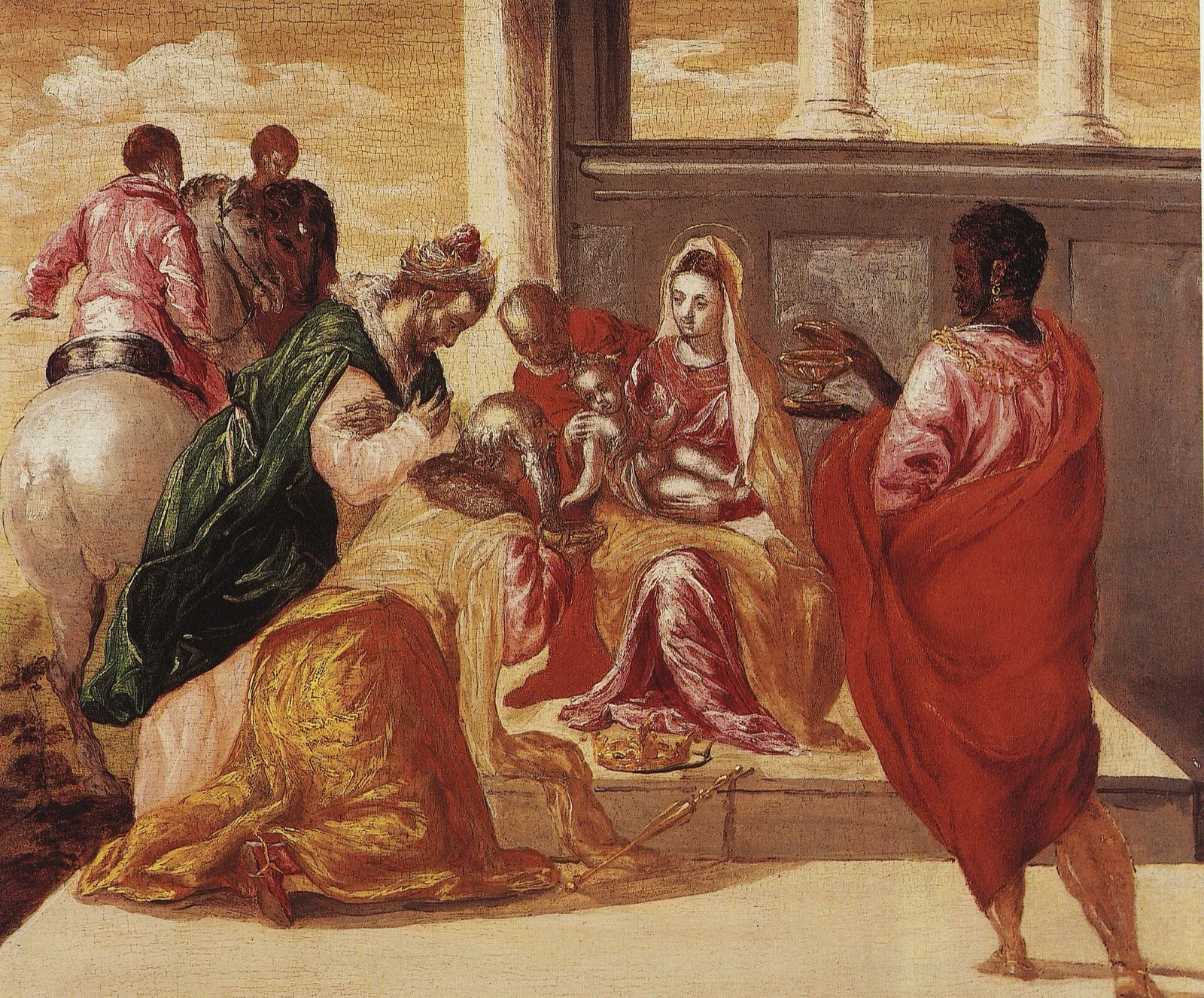 The Adoration of the Magi with a Horse