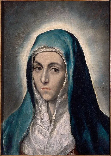 "Portrait" de la Vierge; Mater Dolorosa ((autrefois appelé))