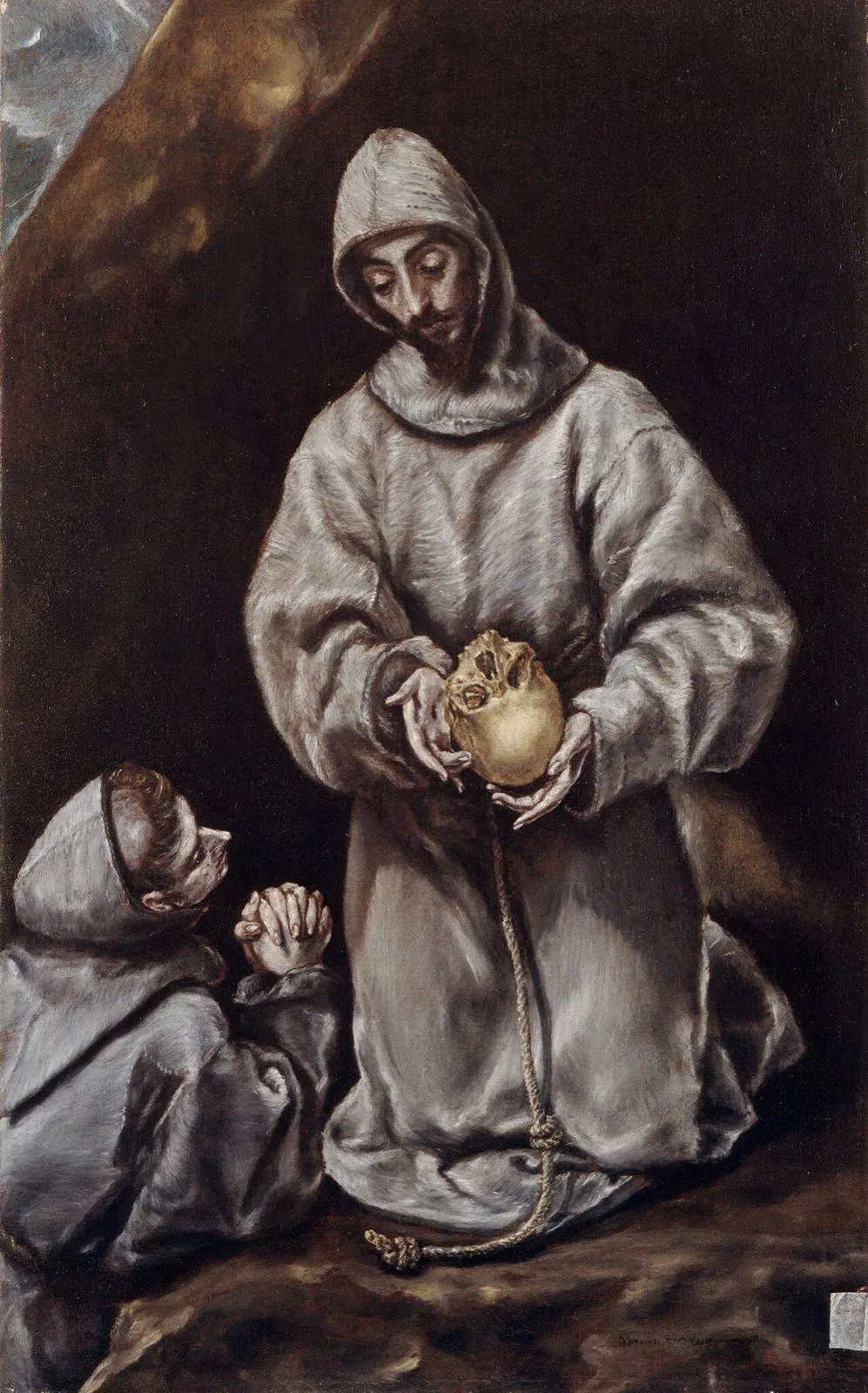 St Francis and Brother Leo Meditating on Death (No. 7)