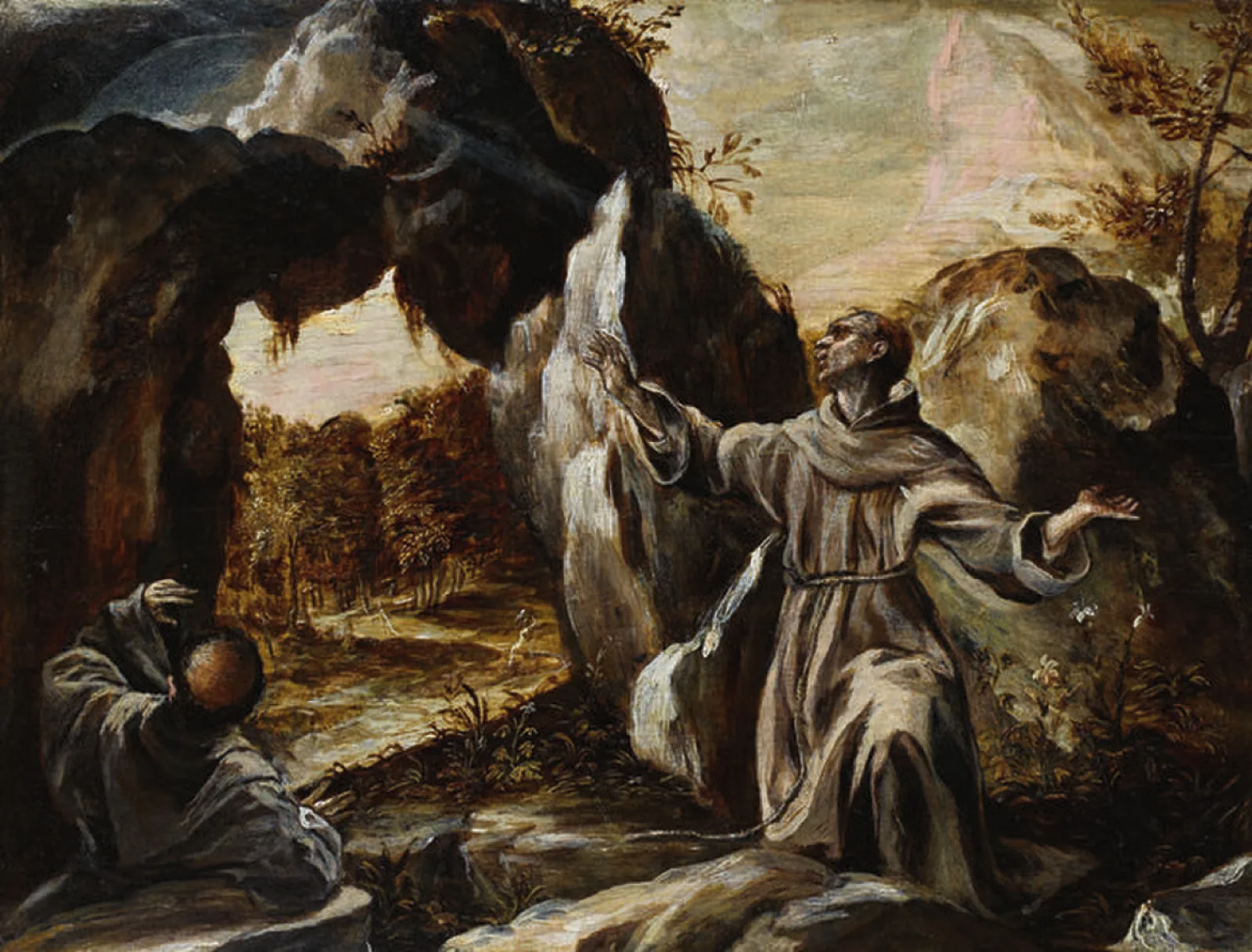 Saint Francis of Assisi receives the Stigmata