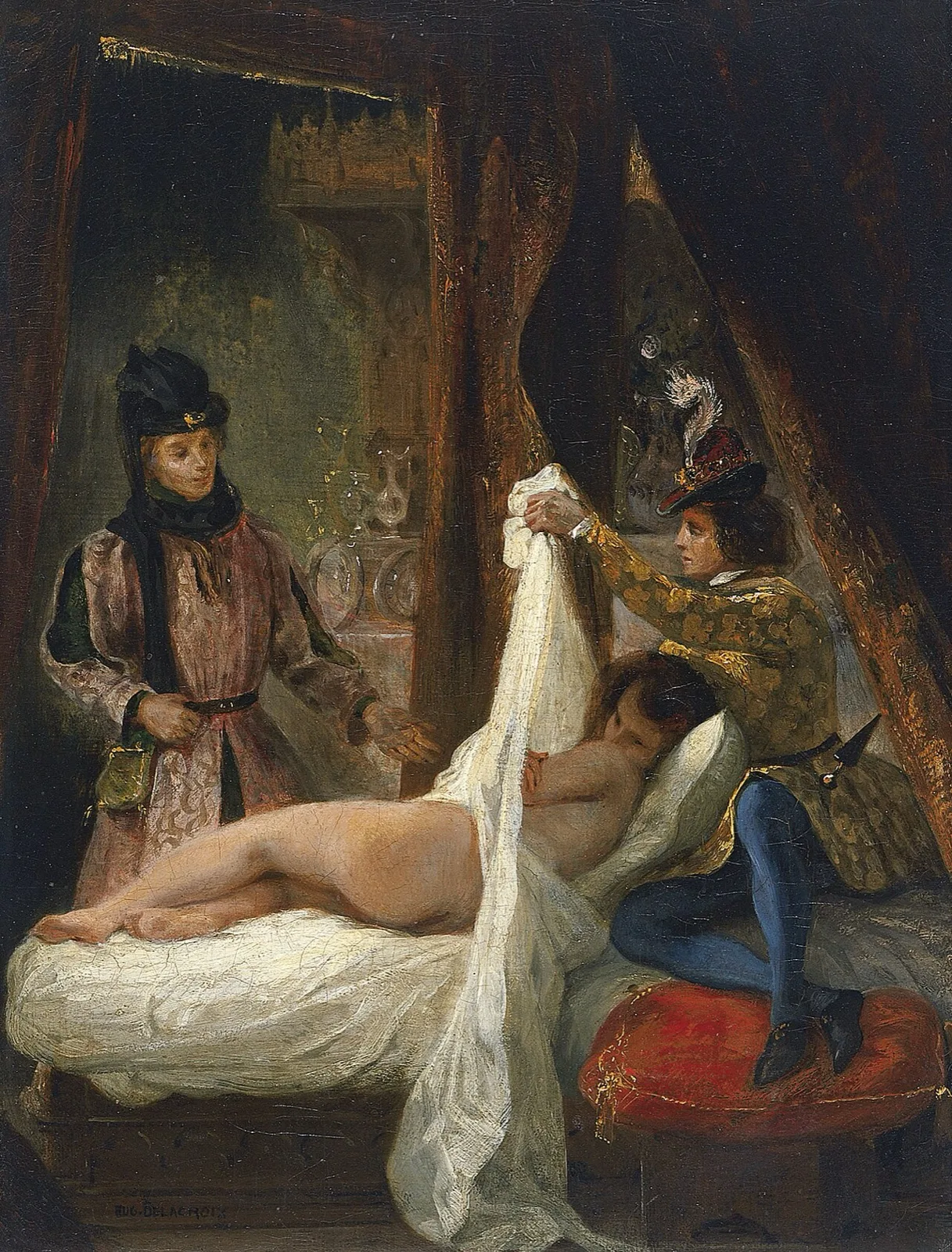 Louis d'Orleans shows his mistress