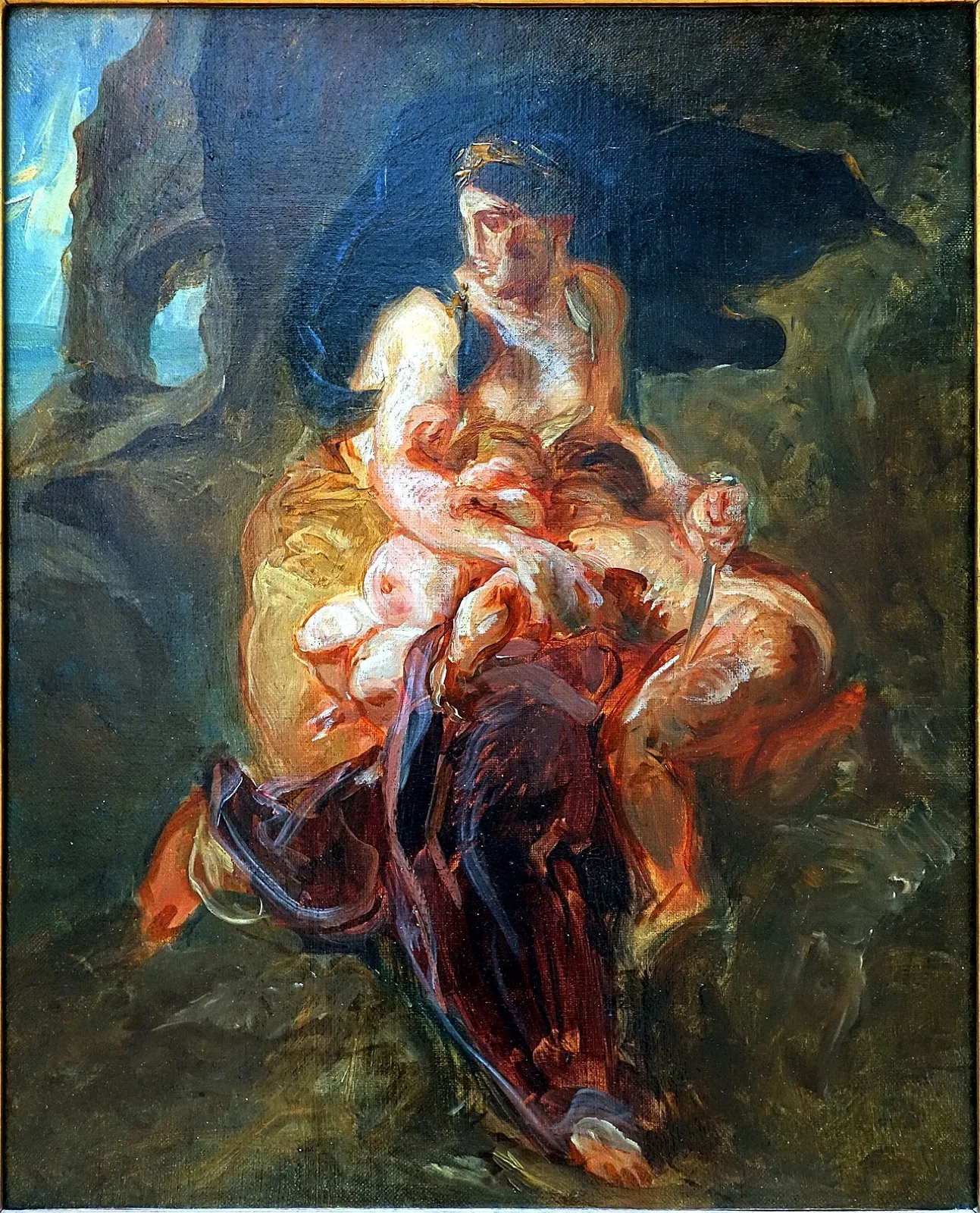 Médée furieuse (esquisse)