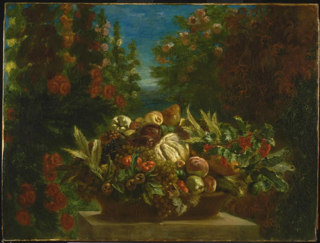 Still Life with Flowers and Fruit