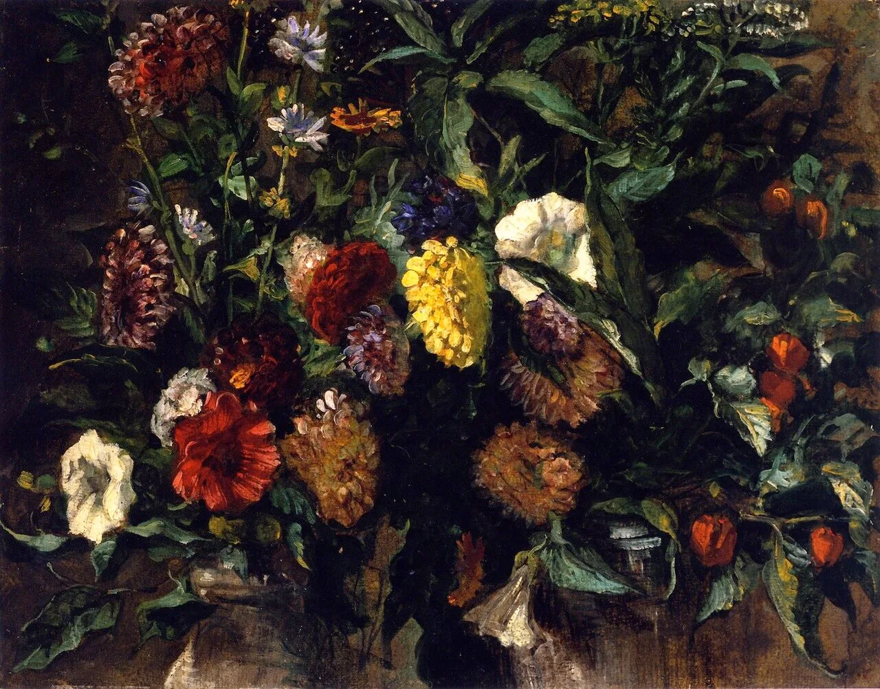 Bouquet de fleurs dans un vase
