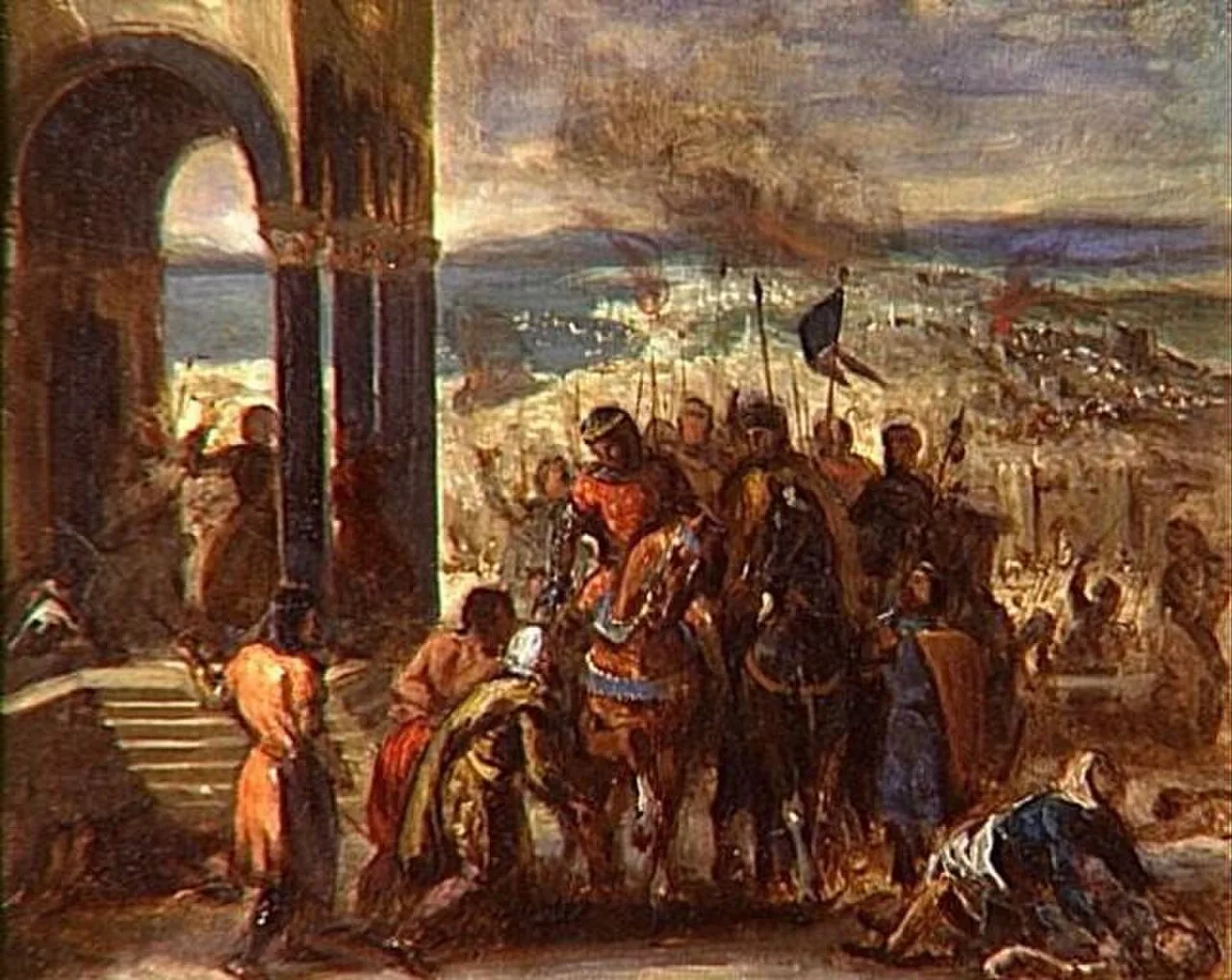 Capture of Constantinople by the Crusaders in the fourth crusade