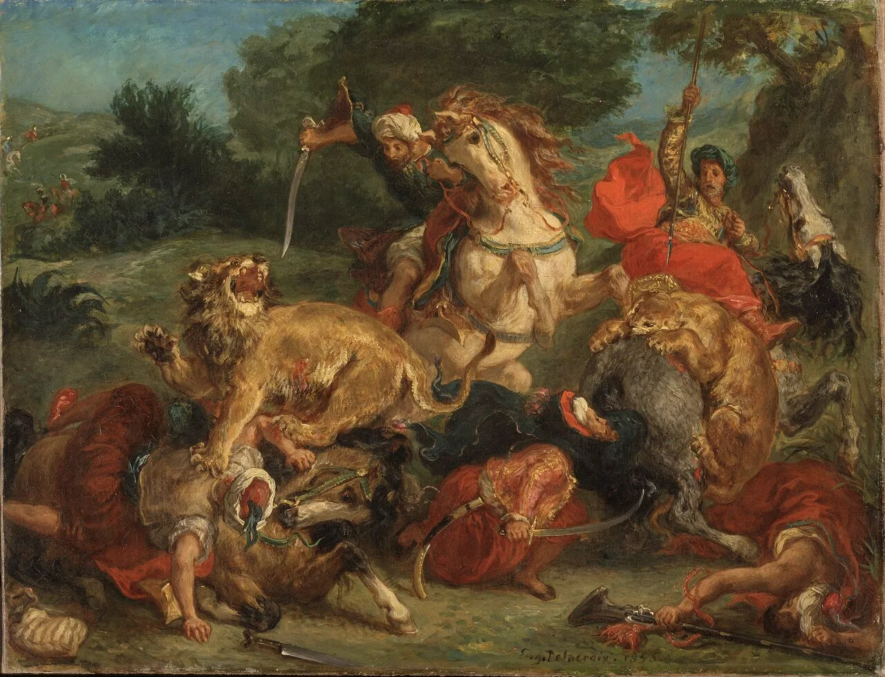 Lion Hunt (No. 1)