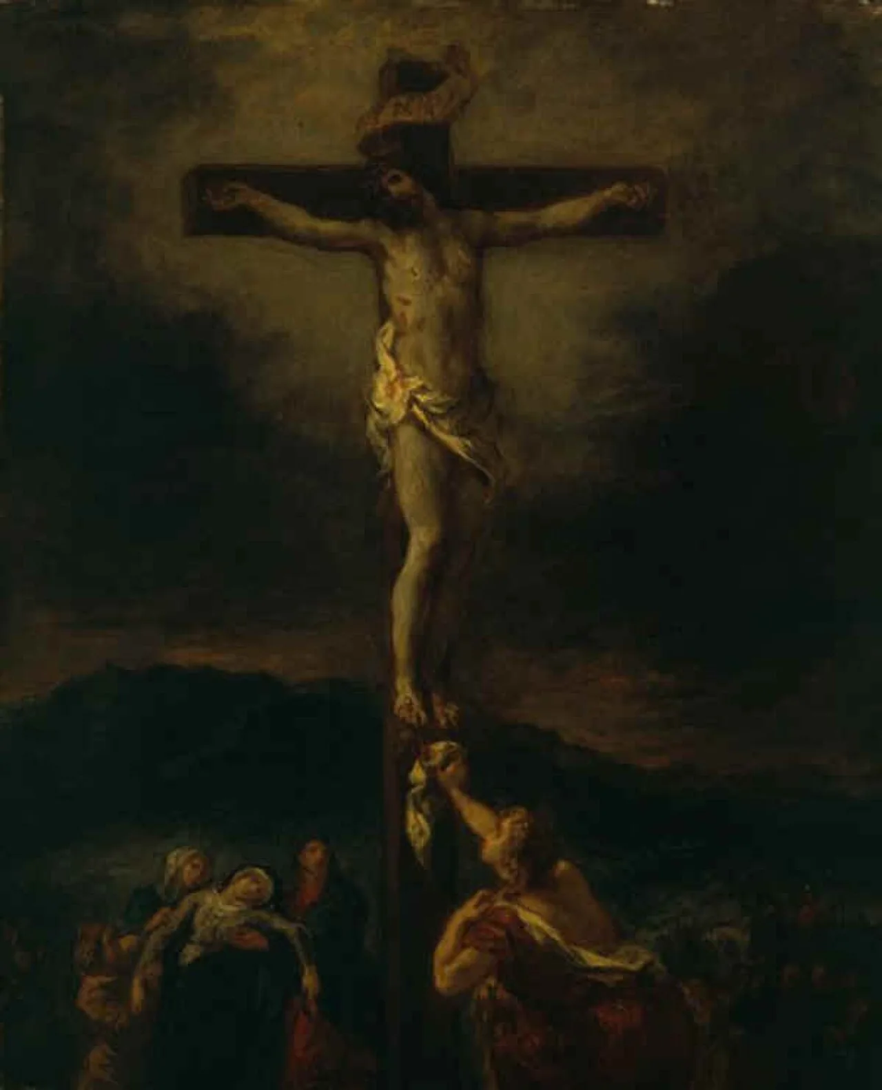 Le Christ en croix avec les saintes femmes