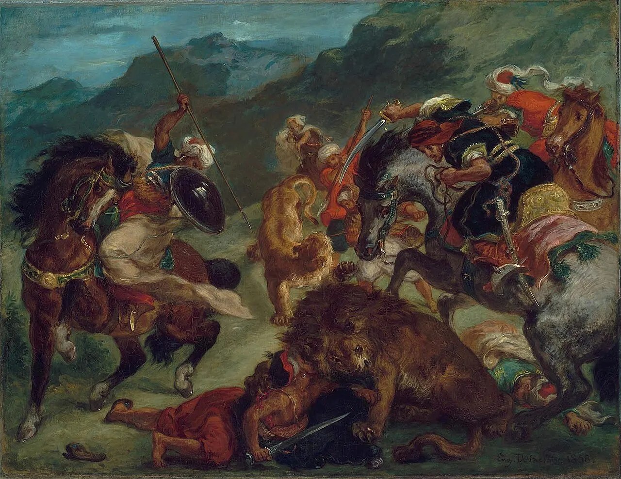 Lion Hunt (No. 2)