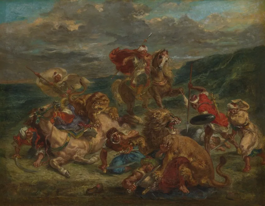 Lion Hunt (No. 4)