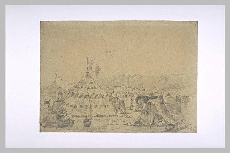 Campement à Alias-Sar-El-Kebir