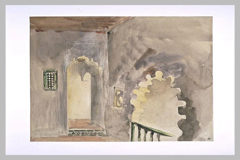 Baies dans un intérieur mauresque