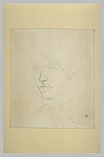 Autoportrait, vu de trois quarts à gauche