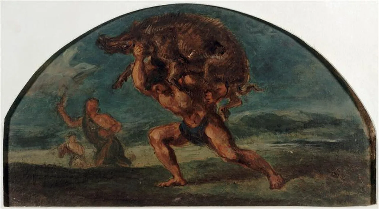 Hercule et le sanglier d'Erymanthe