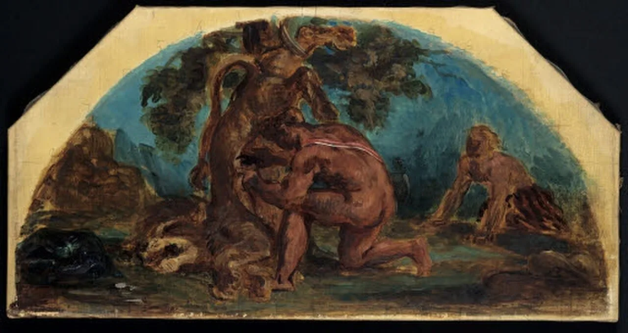 Hercule et le lion de Némée