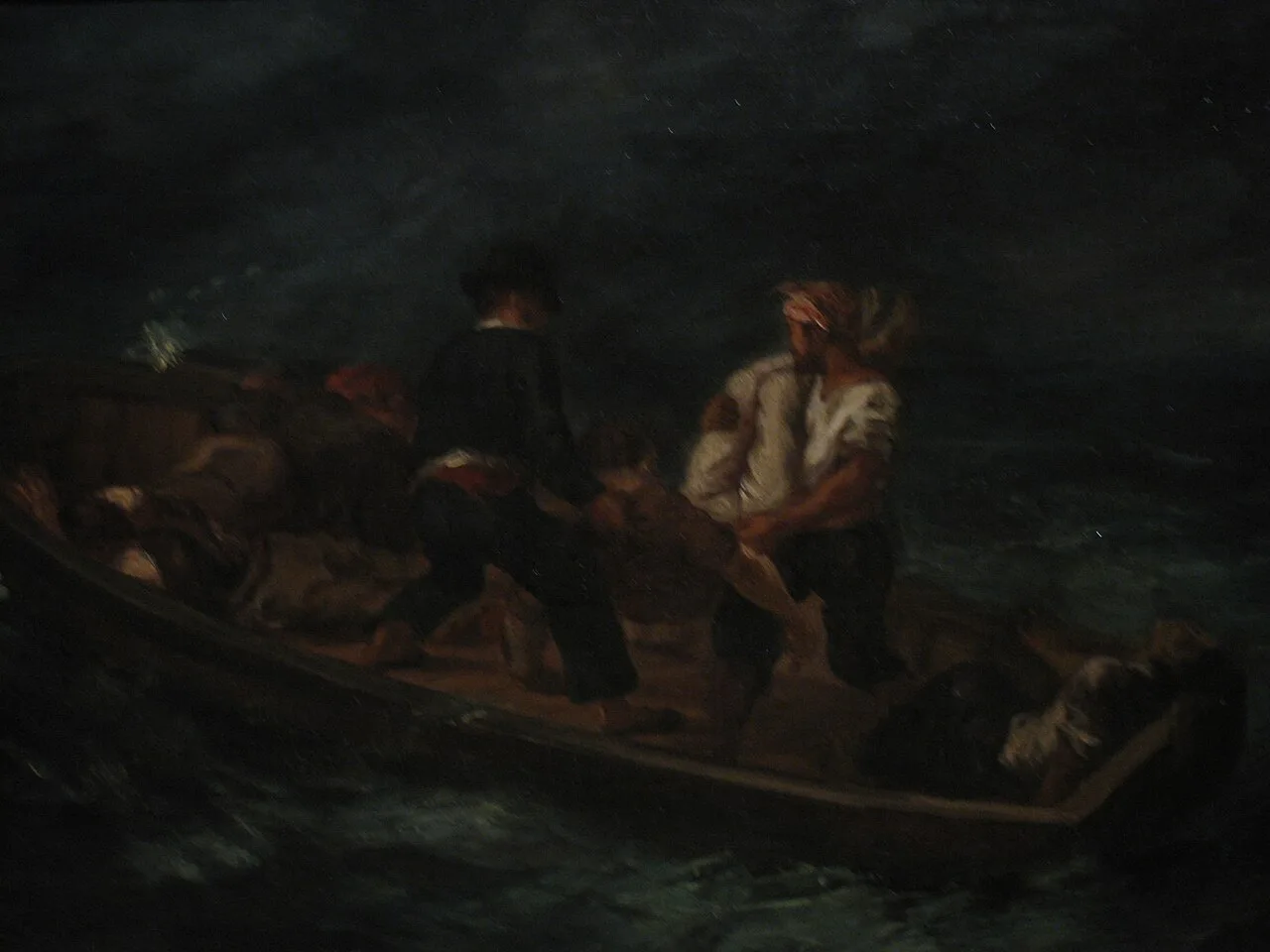 After the Shipereck (Barge of Don Juan - Dead Body Thrown To The Sea)
