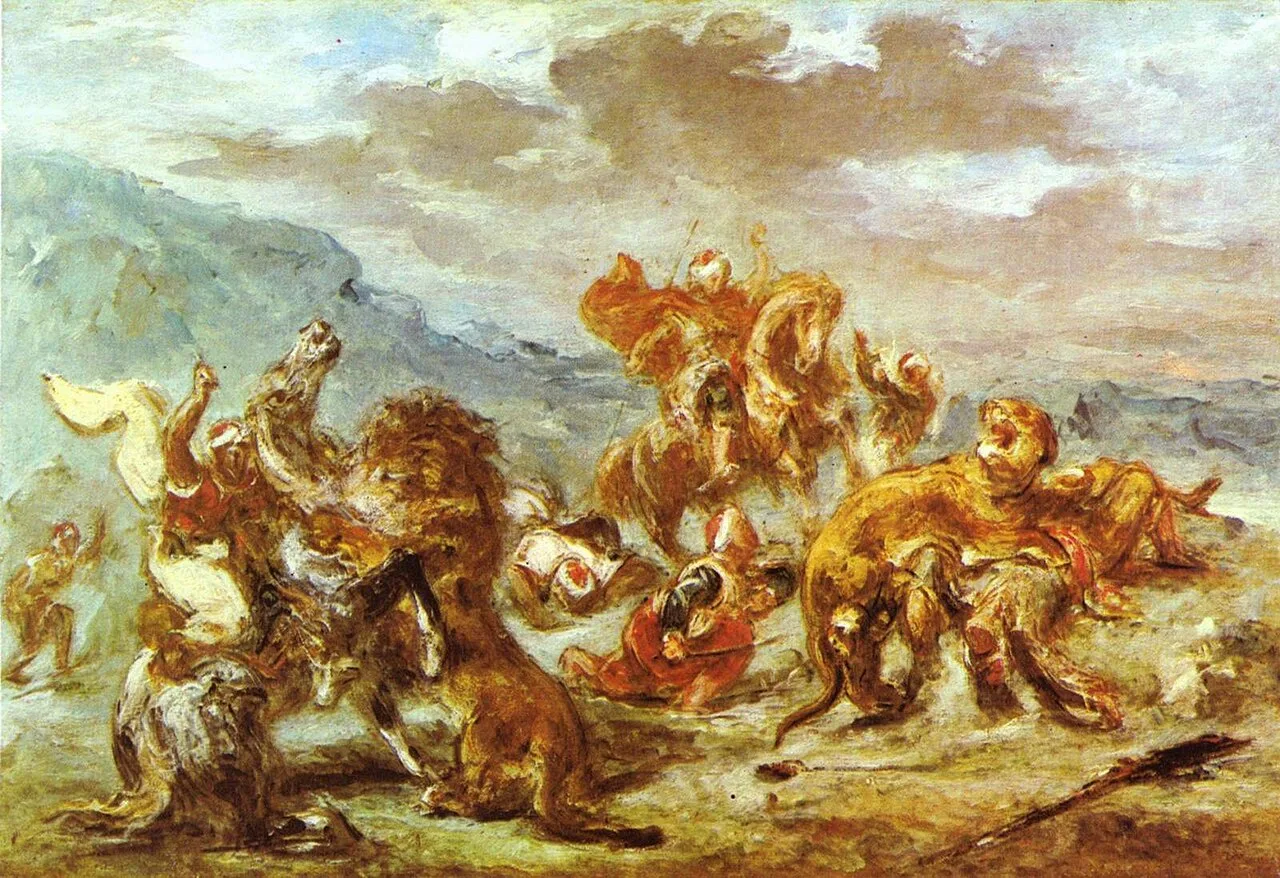 Lion Hunt (No. 3)