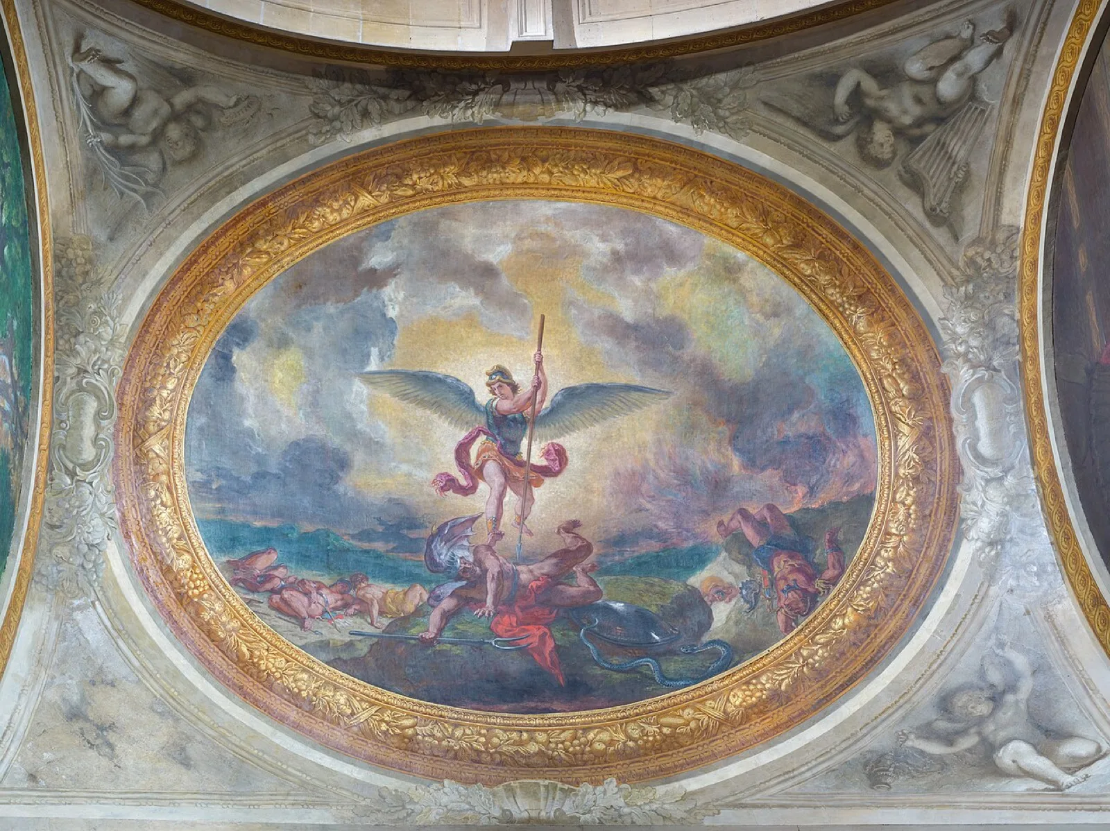 St Michael defeats the Devil