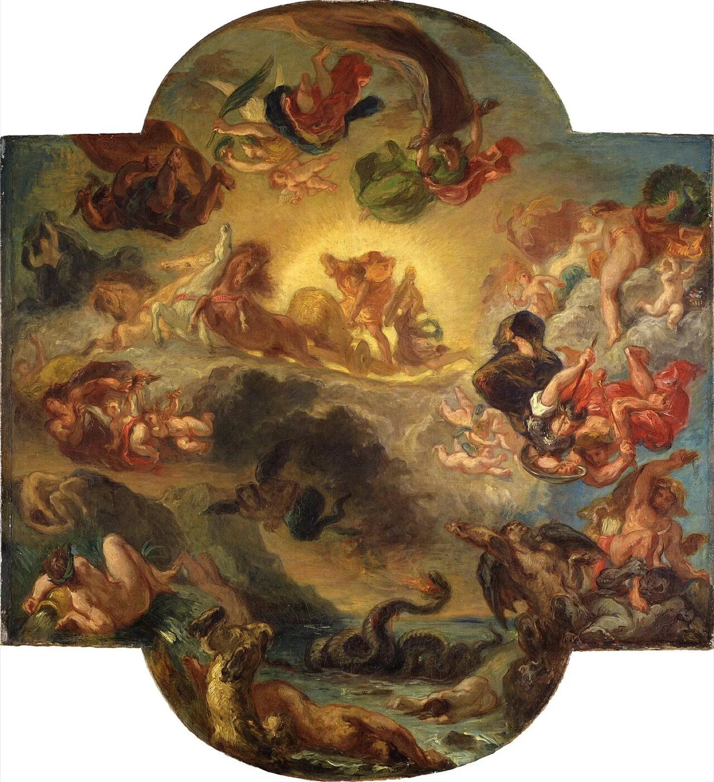 Apollo Slays Python (No. 2)