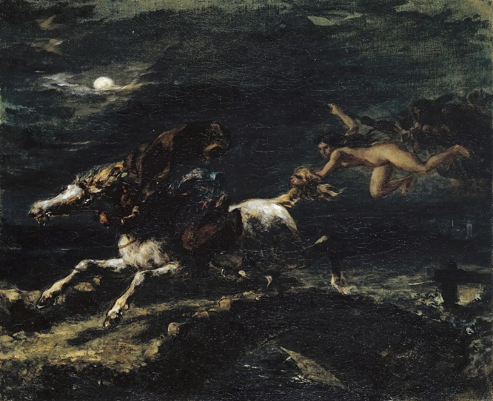 Tam O'Shanter poursuivi par les sorcières