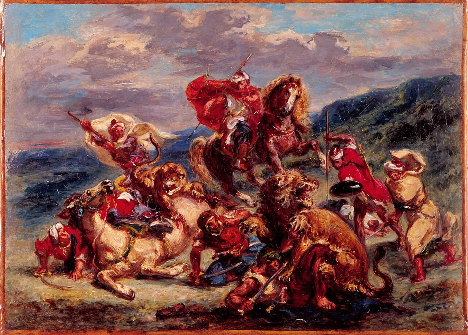 Chasse au lion