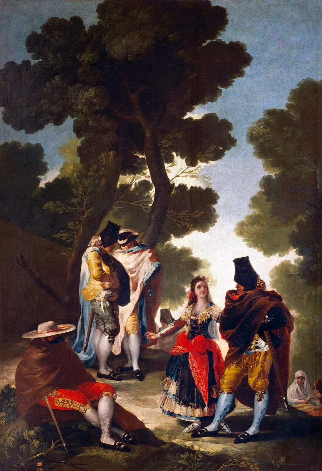 The Pretty Woman and the Masked Men (The Road of Andalusia)