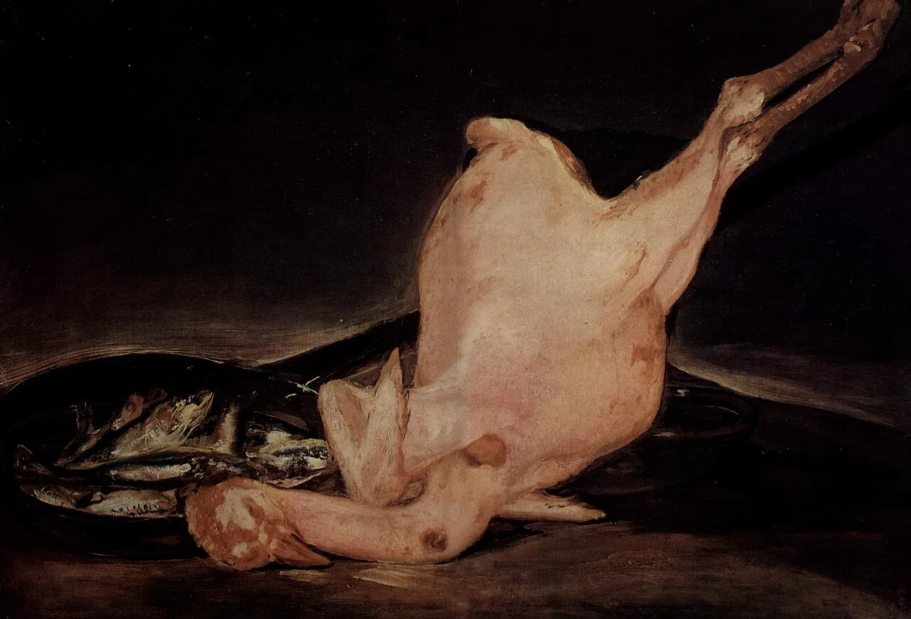 Plucked turkey