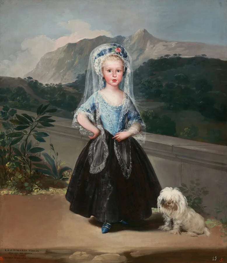 María Teresa de Borbón y Vallabriga, later Condesa de Chinchón