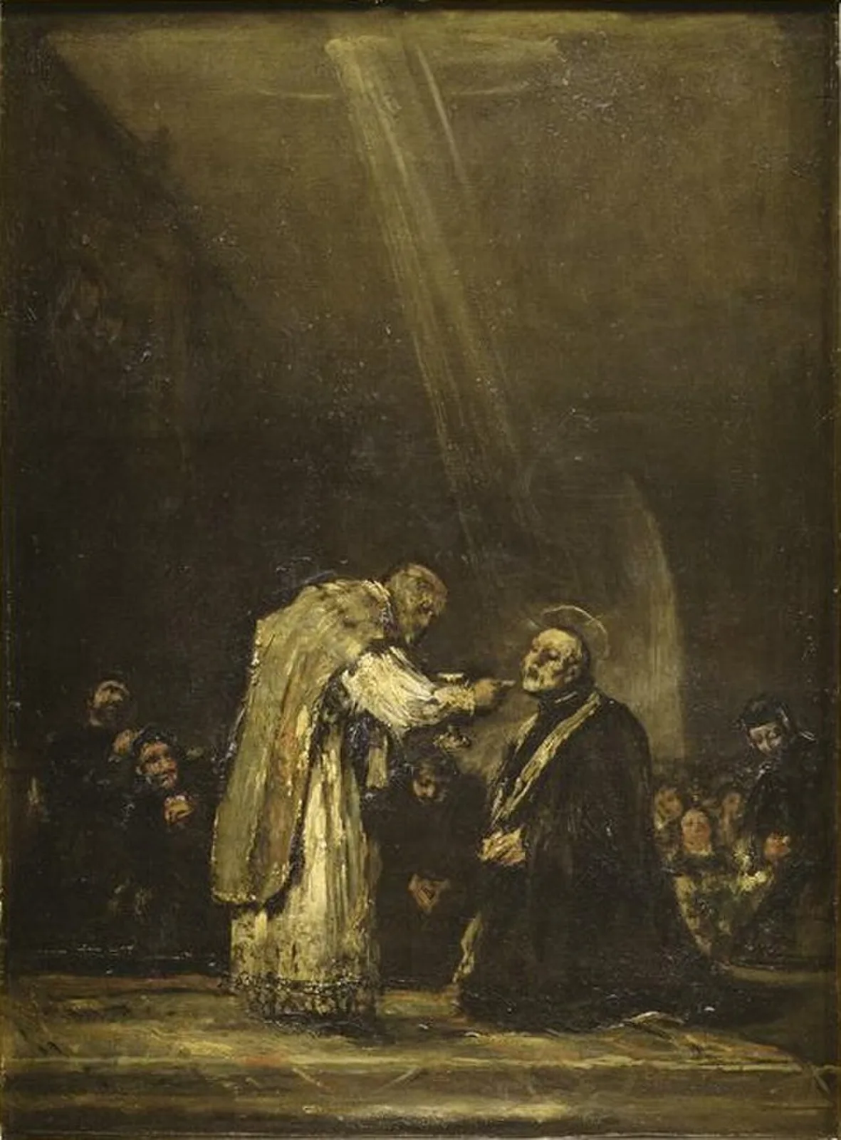 The last communion of Saint José de Calasanz