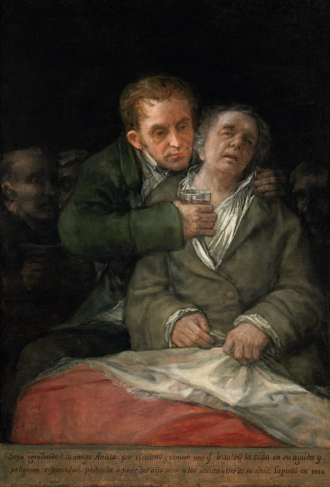 Self-portrait with Dr Arrieta