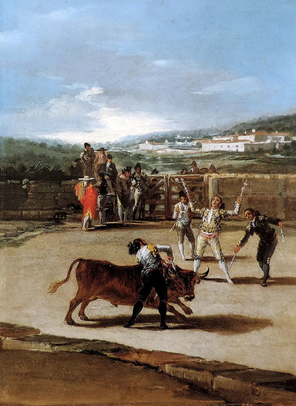 Banderillas en el campo