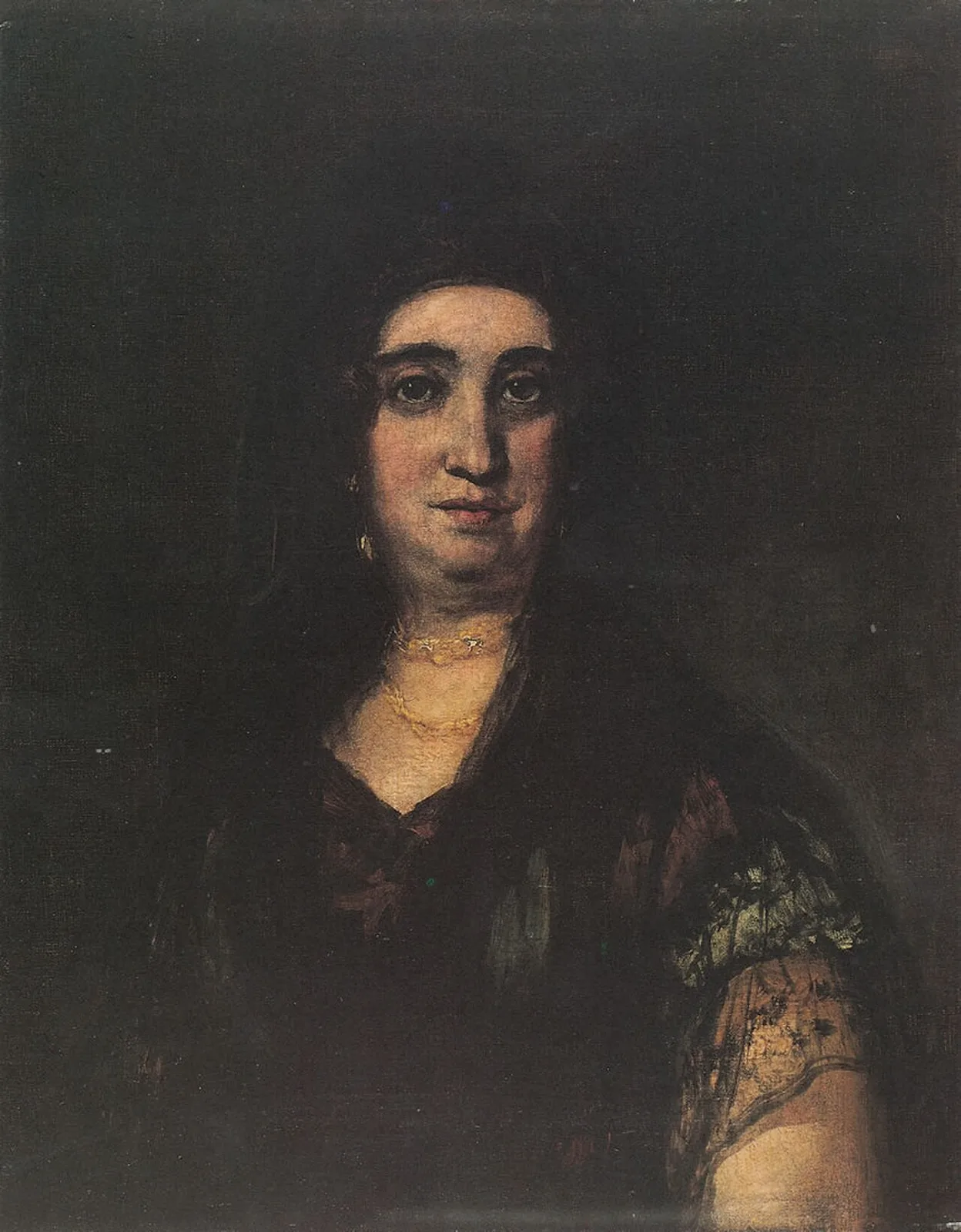 Retrato de Dama con Mantilla
