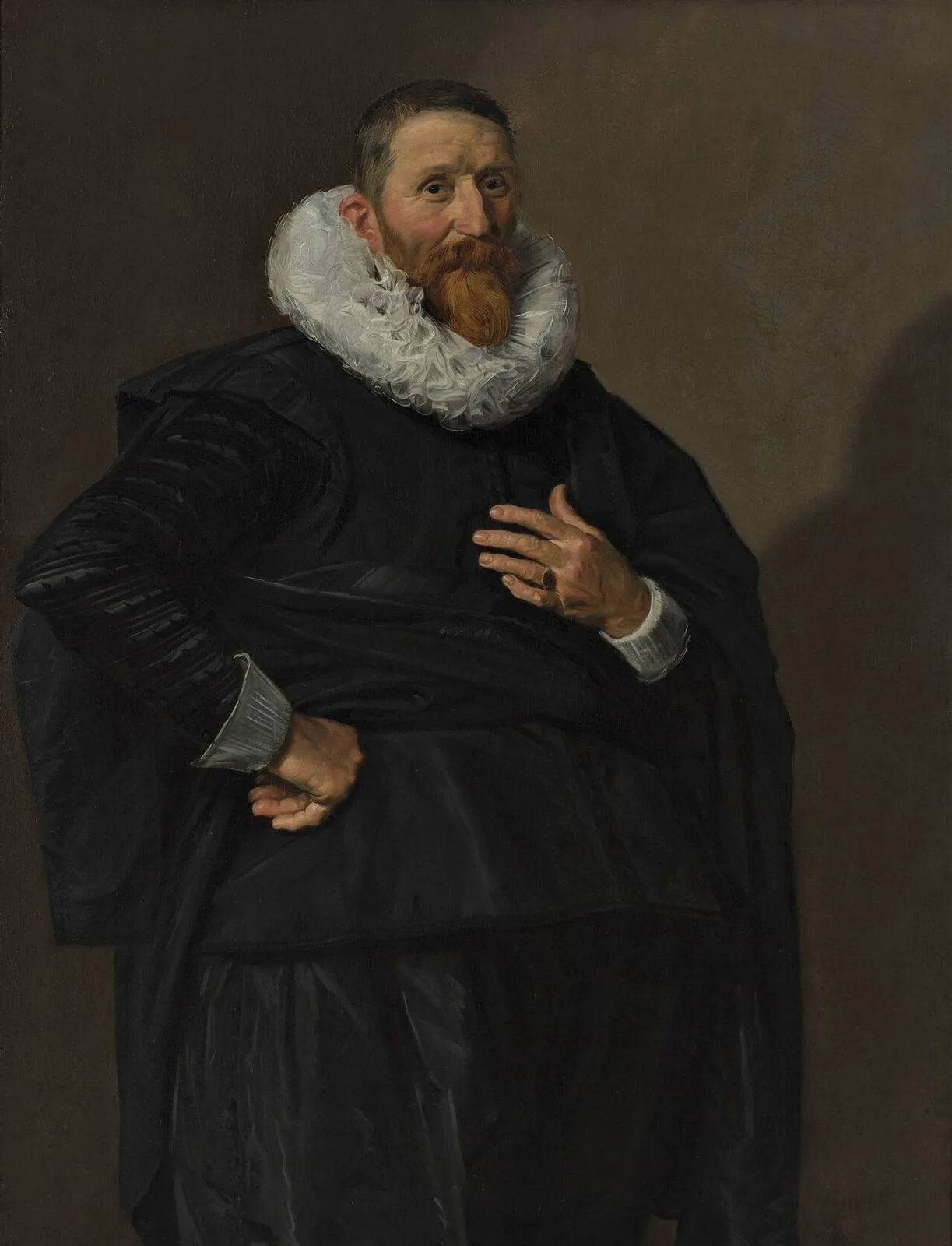 Portrait of a man called Johannes Saeckma