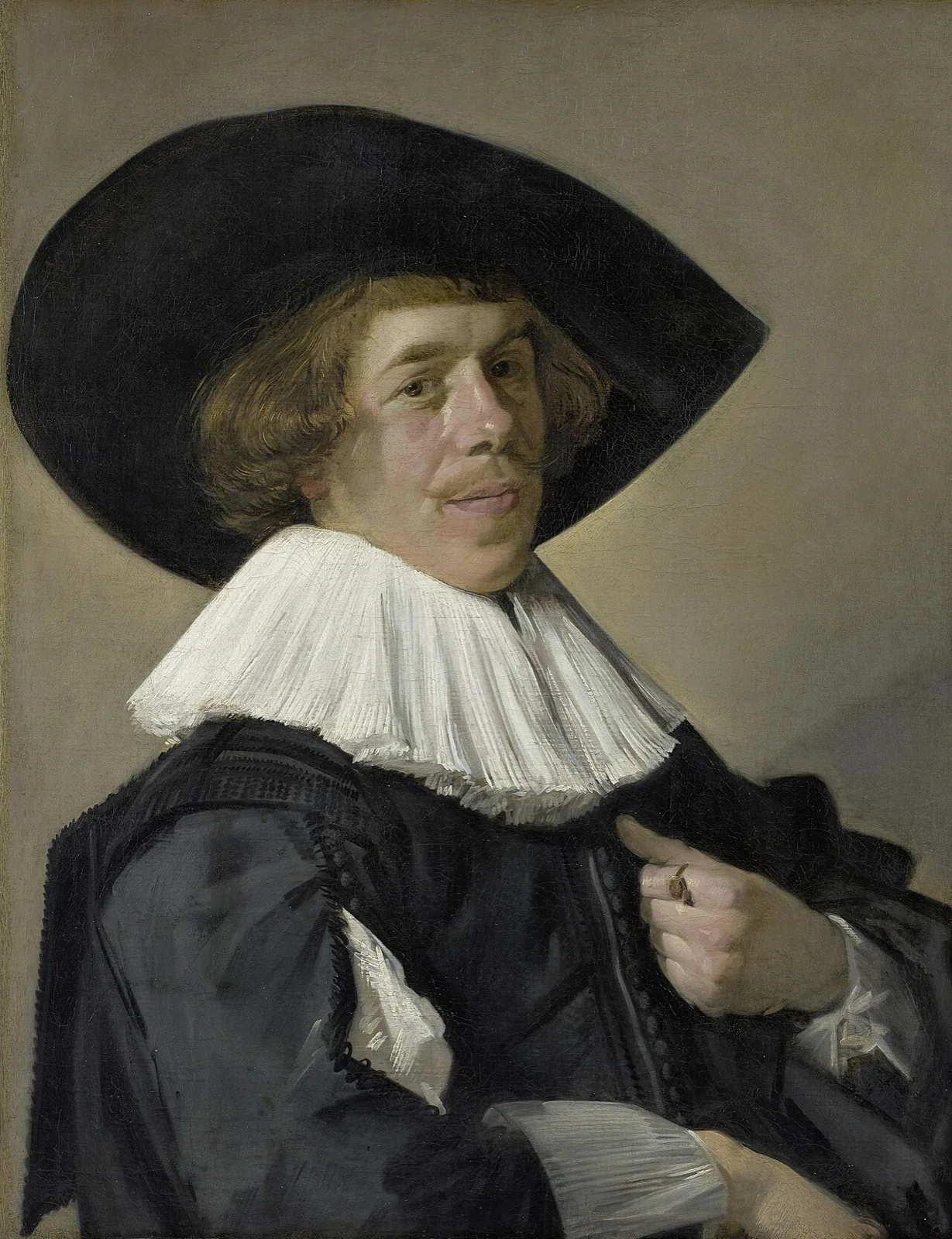 Portrait of a man, probably Jan Miense Molenaer