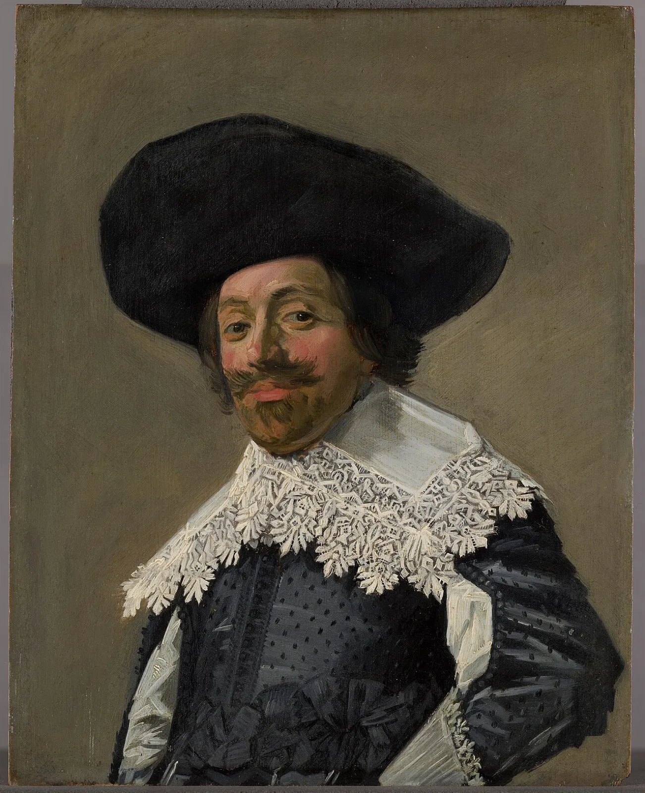 Portrait of a man with a hat