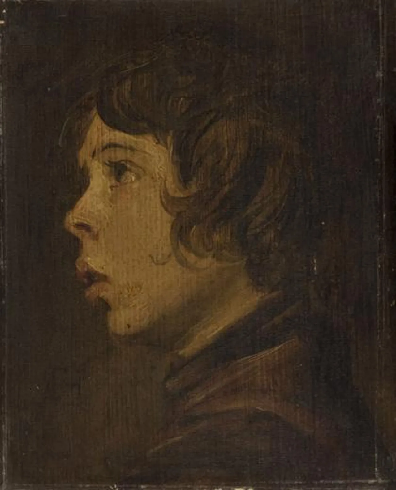 Portrait of a Boy facing Left