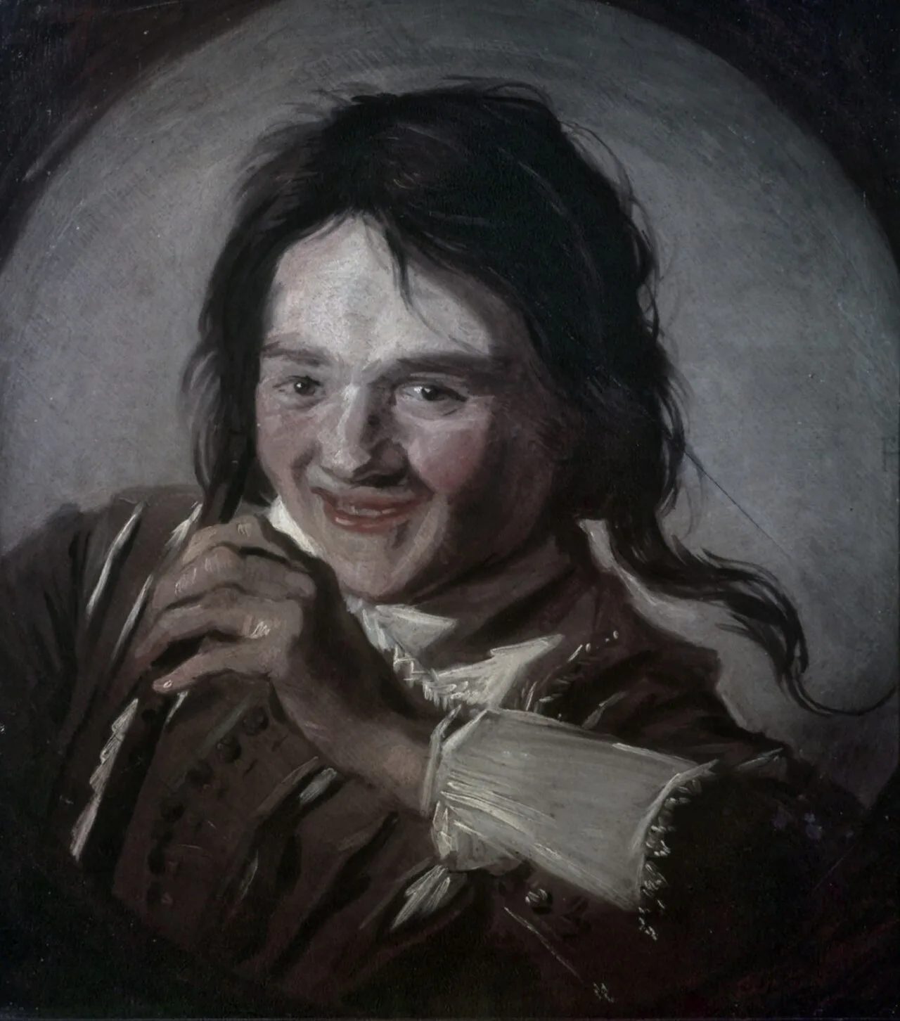 A young boy with a flute