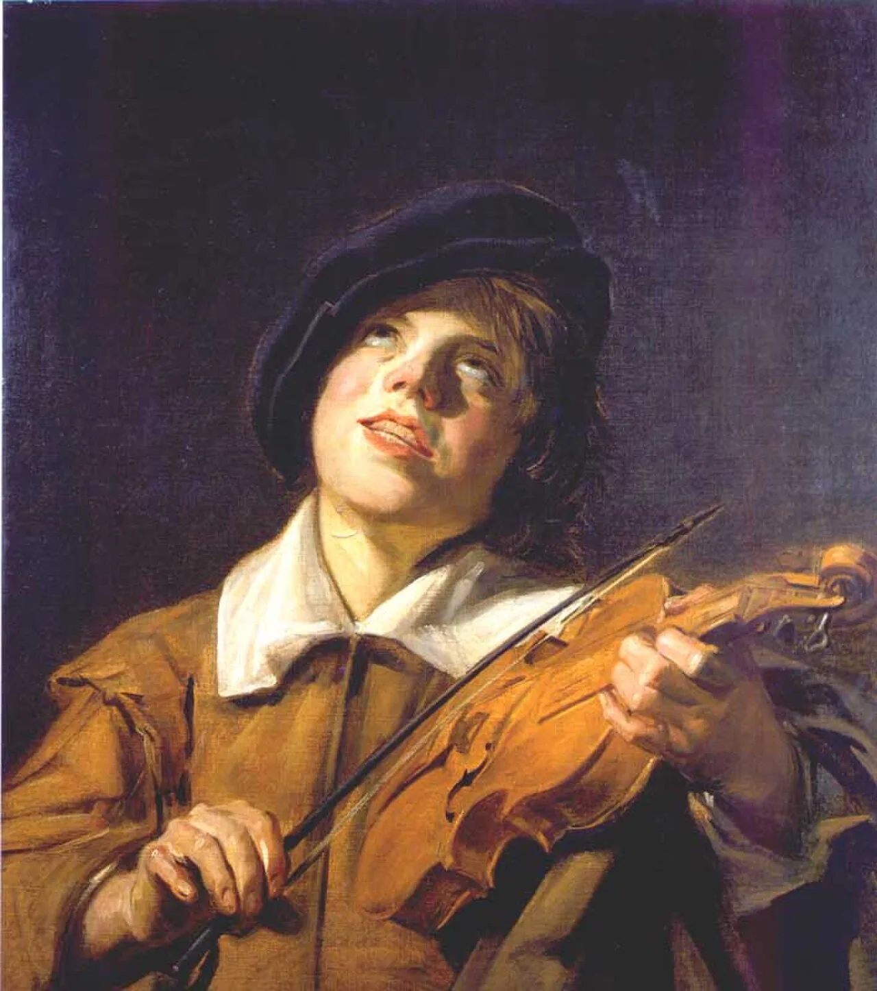 Boy Playing A Violin