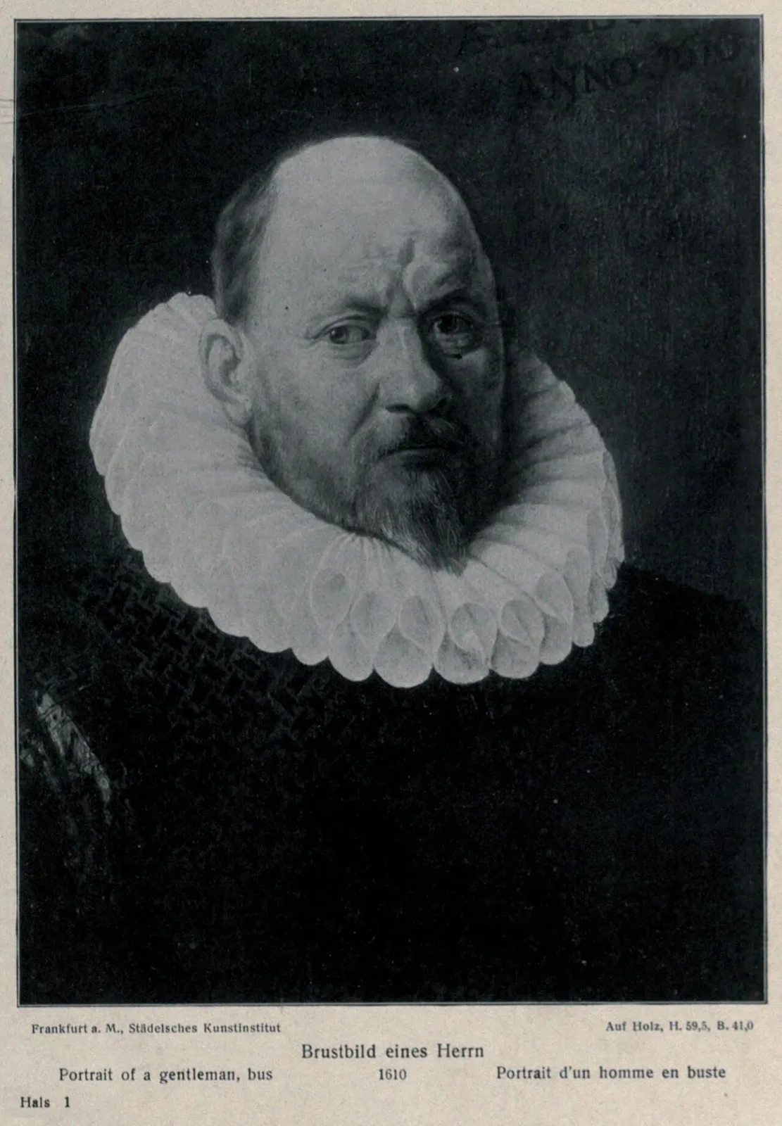 Portrait of a man in a ruff collar